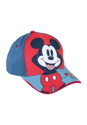 Immagine prodotto di Berretto estivo Disney Mickey Mouse - berretto per bambini con stampa e protezione UV rosso