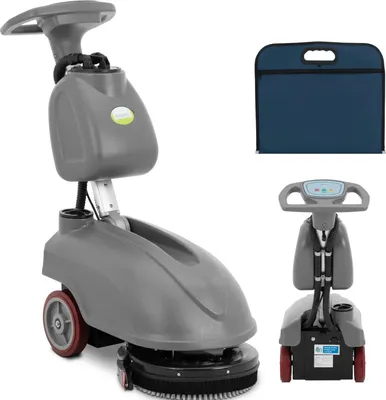 Zdjęcie produktu dla Szorowarka Akumulatorowa Do Czyszczenia Podłóg 35 Cm 7 L 200 Obr./Min