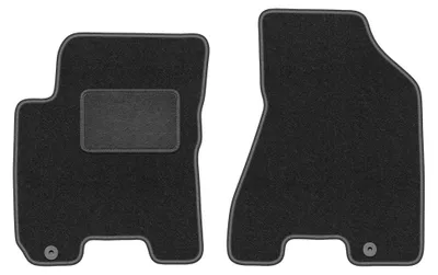 Image de Tapis avant en moquette pour Kia Sportage II 2004-2010 (SUV) – 2 pièces, gris graphite, sur mesure – Wielganizator LUX – version W0287