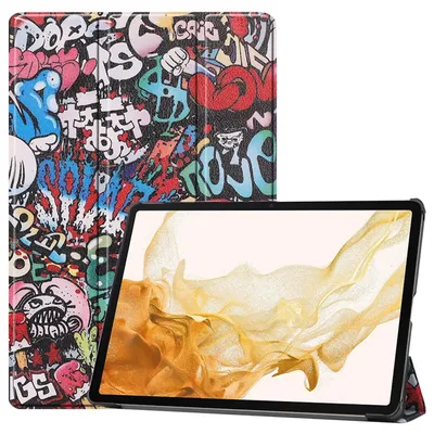 Image de Étui Wake UP Smart Cover 3folt pour Samsung Galaxy Tab S10 Plus FE / S9 Plus FE