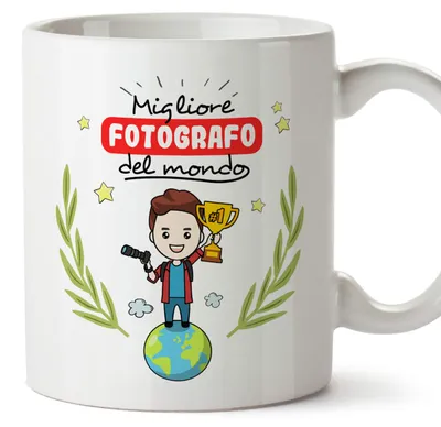 Keramik-Becher Fotografo, 350 ml, 11x16x12 cm