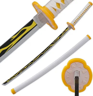 Produktbild von Cosplay Anime Bambus Schwert Katana 103cm Agatsuma Zenitsu