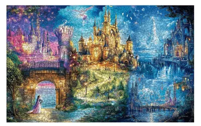 Produktbild von Zauberhafte Märchenwelt Holzpuzzle (2D)