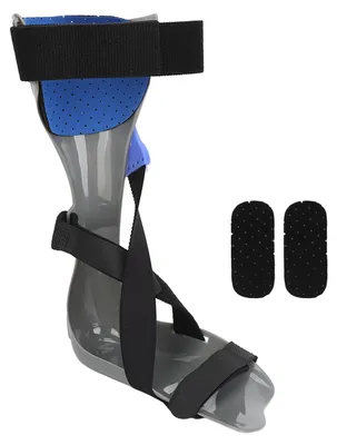 Produktbild von Fußtropfenorthese, elastische Riemen, Knöchelorthese, Haltungskorrektur, halbe Sohlenunterstützung für Muskelschwäche, rechts