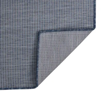 Produktbild von vidaXL Outdoor-Teppich Flachgewebe 120x170 cm Blau