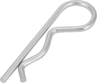 Image de 10pcs B Type Cotter Pin Clips Zinc Plated Retaining Pins Spring Clips Hair Pin (3*60mm)