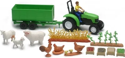 Produktbild von Box Bauernhof mit Traktor, NEW04096C, Maßstab, NEWRAY