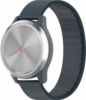 Produktbild von Strap-it Garmin Vivomove 3s Gummiband (Dunkelblau)