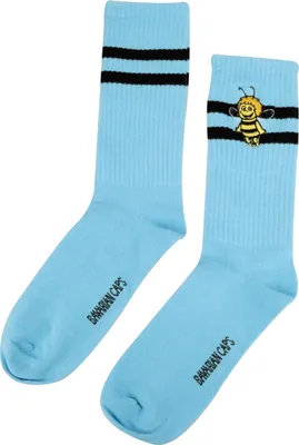 Produktbild von Bavarian Caps Uni Sportsocken , Biene Maja - Blau Schwarz, 36-40