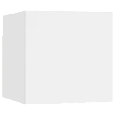 Produktbild von Nachttisch Weiß 30,5x30x30 cm Holzwerkstoff