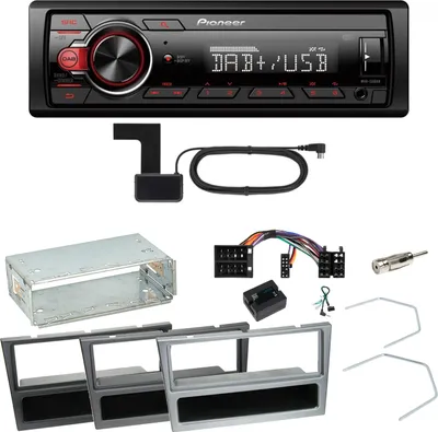 Produktbild von Pioneer MVH-130DAB Digitalradio USB Einbauset für Opel Vectra C Signum Corsa Combo