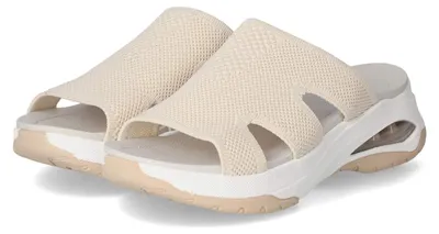Produktbild von Rieker Damen Pantoletten Beige Textil  Größe: 42