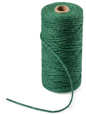 Imagen del producto de Cuerda de yute, 2 mm de diámetro, 100 metros de longitud, ideal para jardinería y decoración