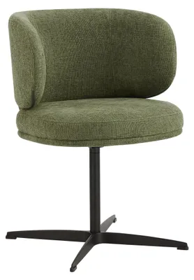 Produktbild von CHITA Polsterstuhl (2 St) Drehstuhl, Esszimmerstuhl, 360° drehbar, Chenille mit Metallgestell