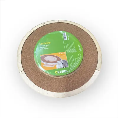 Produktbild von Laufteller aus Holz und Kork für Hamster und Ratten, 30cm DM