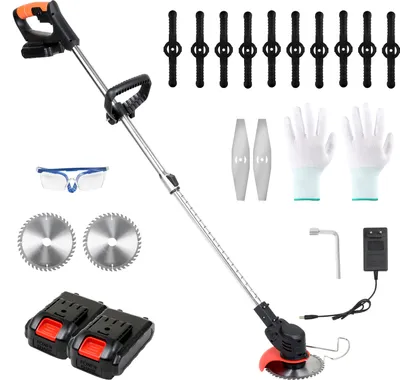 Obrázek produktu pro Elektrický křovinořez Jopassy s 2x 21V 1,5,0Ah a nabíječkou 18krpm Comfortcut