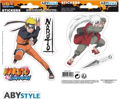 Image de Set d'autocollants Naruto/ Jiraiya (16x11cm)