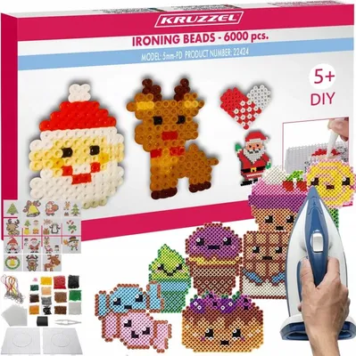 Produktbild von Bügelperlen - 6000 Stk. Kruzzel 22424