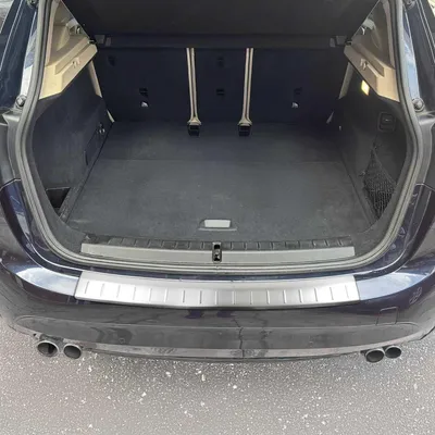 Image de Protection seuil de pare-chocs arriére pour BMW Série 2 F45 2014-2021 Brossé