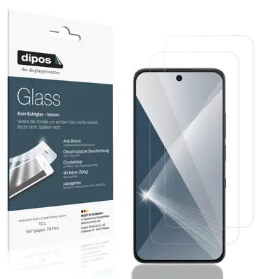 Immagine prodotto di 2x Pellicola Protettiva per TCL NXTpaper 70 Pro Protezione Vetro Flessibile 9H dipos