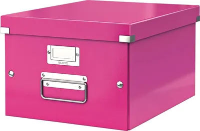 Immagine prodotto di Contenitore Click & Store A4 rosa Confezione da 6