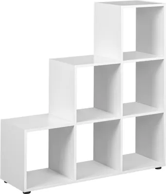 Produktbild von Inter Link Raumteiler CADORE 6 Fächer Weiß Bücherregal