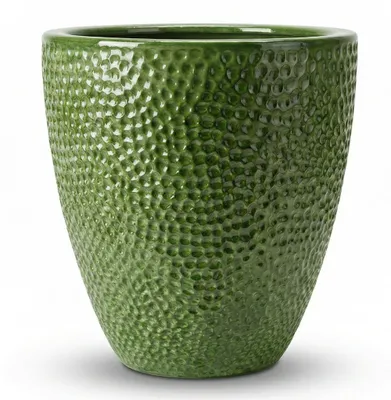 Zdjęcie produktu dla Doniczka ceramiczna Provencelia CIGALINE Jabłkowa zieleń, Ø26 cm x H28 cm, mrozoodporna