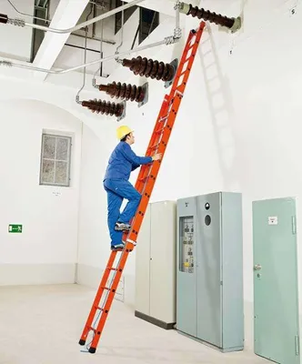 Produktbild von ZARGES Skyline EFA 2E - GFK-Seilzugleiter 2 x 16 Sprossen 41276