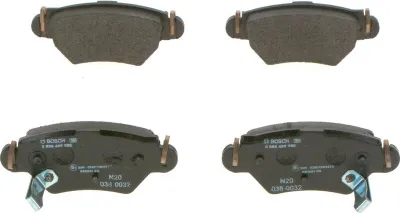 Produktbild von BOSCH Bremsbeläge Satz Hinten für OPEL Astra G CC (T98) 0 986 495 250