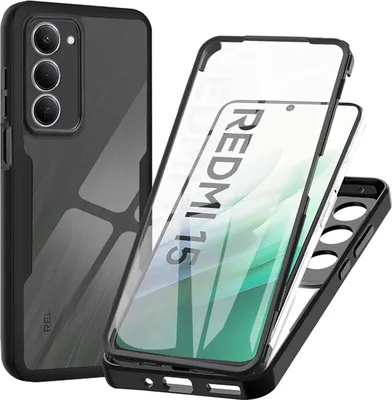 A phone case and a phone are shown, with the phone case disassembled to show how it fits.