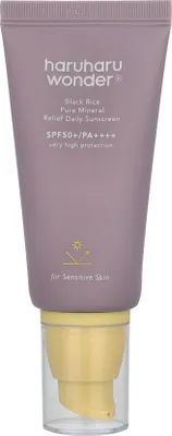 Produktbild von Haruharu Wonder haruharu wonder Black Rice - Pure Mineral Relief Daily Sunscreen SPF50+/PA++++ 50ml [Koreanische Hautpflege]