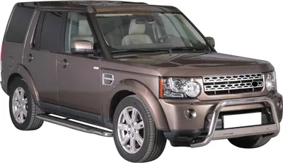 Obrázok produktu pre Ochranná lišta predného nárazníka pre Land Rover Discovery 4 2009-2016 ø63 oceľovo šedá