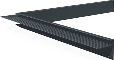 Immagine prodotto di Profili bordo tetto in alluminio antracite angolo interno 4,5 x 4,5 x 40 cm - al pezzo
