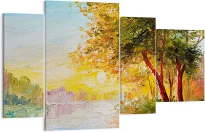 Produktbild von Bild auf Leinwand - Leinwandbild - natur natur - 120x70cm - Wand Bild - Wanddeko - Wandbilder - Leinwanddruck - Bilder - Kunstdruck - Wanddekoration - Leinwand bilder - Wandkunst - DL120x70-3445