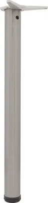 Produktbild von Tischfuß zylindrisch Tischbein ø 60mm Möbelbein L 1100mm, Stahl Edelstahl-Effket