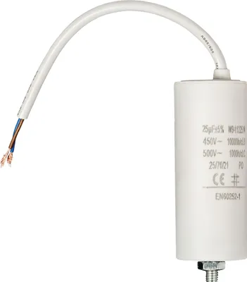 Immagine prodotto di Condensatore 450 V + cavo 25,0uf / 450 V + cavo