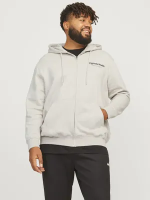 Produktbild von Jack & Jones Vesterbro Plus Reißverschlusspullover Weiß 8XL Mann Weiß 8XL