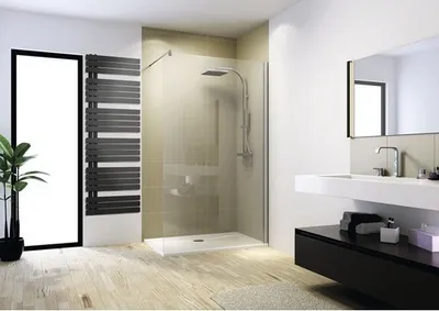 Produktbild von Walk In Duschwand M8 SCHULTE ExpressPlus MasterClass 90 cm Klarglas Profilfarbe chrom