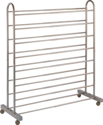 Produktbild von WENKO Schuhe Regal ausziehbar Schrank 42 Paar Rollen Zimmer Flur Aufbewahrung