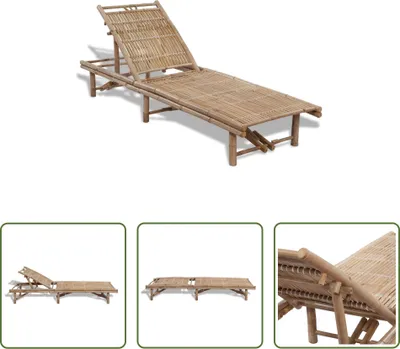 Produktbild von The Living Store Sonnenliege Bambus