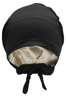 Immagine prodotto di Copricapo hijab con fodera in raso, taglia unica, colore nero
