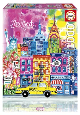 Obrázok produktu pre Educa New York Puzzle 1000 dielov, viacfarebné, pre deti, viacfarebné, univerzálna veľkosť