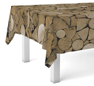 Tischdecke Wachstuch Trunks Braun 240x140 cm