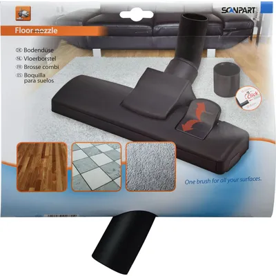 Produktbild von ScanPart Staubsaugerdüse Kombidüse 32 und 35 mm universell schwarz