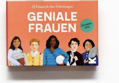 Produktbild von Memo-Spiel Geniale Frauen: Ein Gedächtnisspiel über 25 Erfinderinnen und ihre Entdeckungen