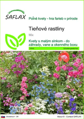 Obrázok produktu pre SAFLAX - tieňové rastliny - Mix - 1000 Semená