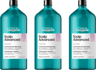 Produktbild von Serie Expert Scalp Advanced Anti-Discomfort Shampoo 3x1500 ml