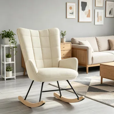 Obrázek produktu pro Elegantní křeslo k televizi, ergonomický design, křeslo s opěradlem, křeslo vhodné k četení, křeslo pro relaxaci, křeslo do obývacího pokoje (pouze v kombinaci s křeslem k televizi)