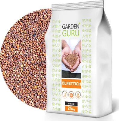 Produktbild von (2,60€/kg) Ölrettich 25 kg Gründüngung Bodenverbesserung Samen
