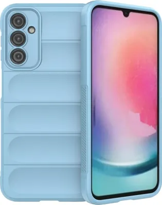 Produktbild von Magic Shield Case für Samsung Galaxy A24 4G flexible Panzerhülle hellblau